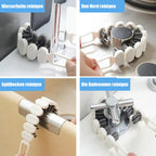 Flexible multifunctional cleaning brush