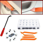 Car door panel snap set