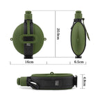 Foldable Silicone Water Bottle with Compass