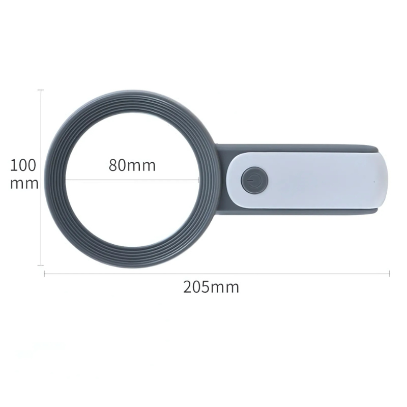 30X Optical Handheld Magnifier for Seniors