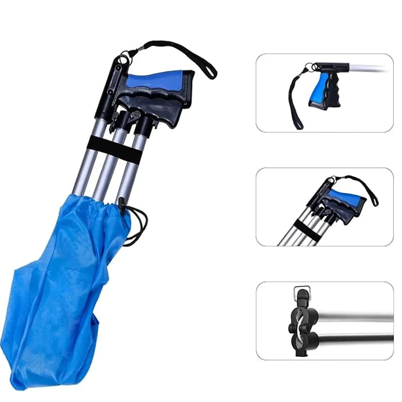 Foldable Gripper with 360° Rotating Clip