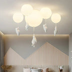 CloudBear Kids Ceiling Light – Bear & Balloon LED Pendant Lamp for Nursery and Bedroom Decor