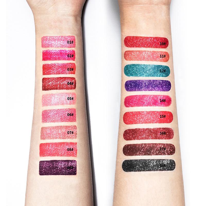 Shiny waterproof lip gloss