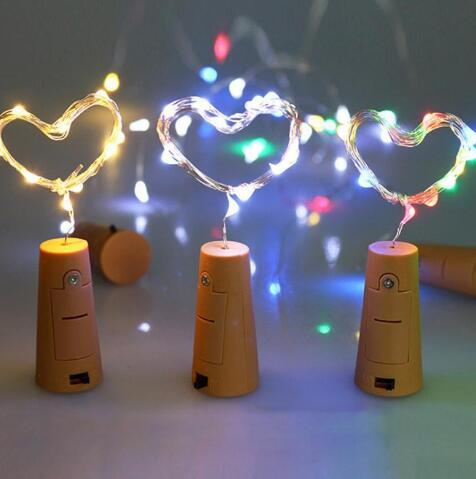 LED fairy lights for bottles – decorative lights with wire for creative lighting and DIY projects