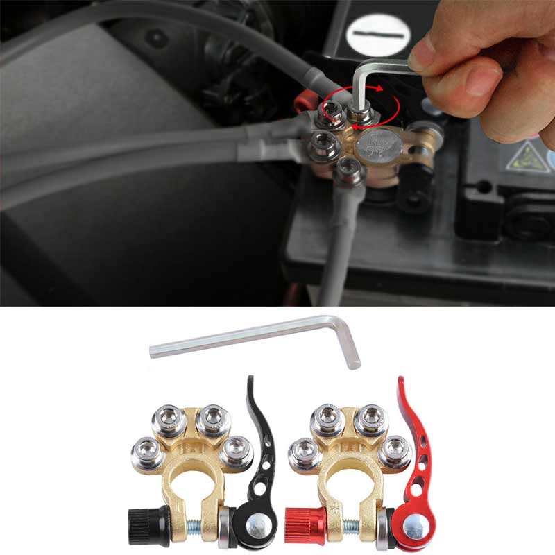 Battery connection terminals