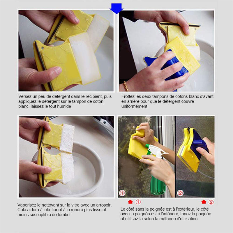 Ciaovie Window Cleaning Tool Magnetic Double-Sided
