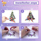 Christmas DIY Crystal Santa Blind Box Jewelry