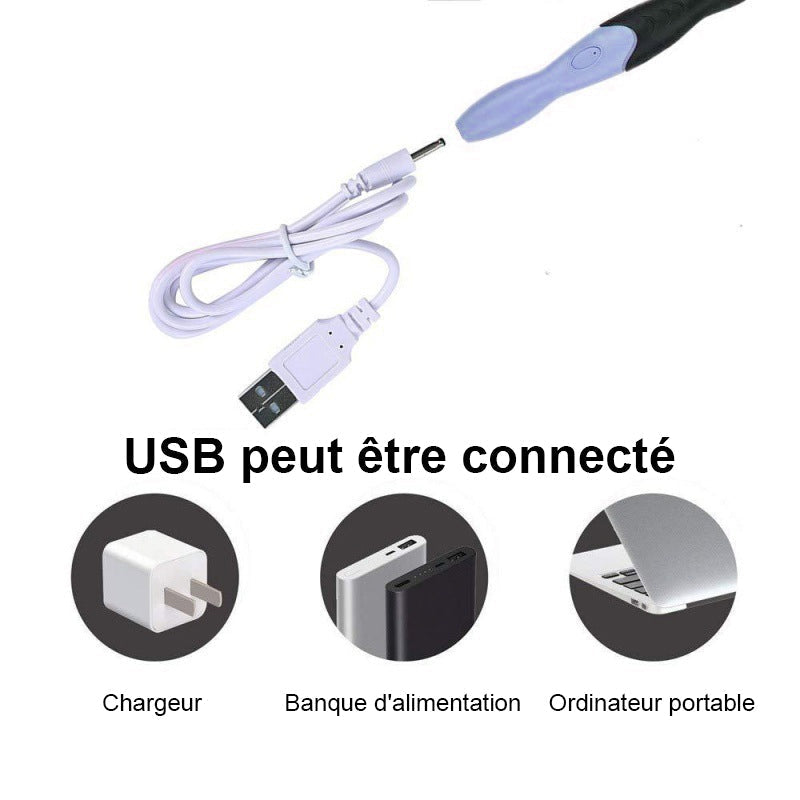9-in-1 LED illuminated crochet system