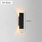 Light - Modern weatherproof LED wall lamp made of aluminum for outdoor use