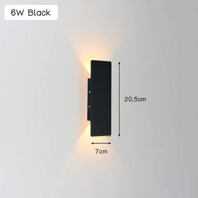 Light - Modern weatherproof LED wall lamp made of aluminum for outdoor use
