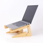 Ergonomic Neck Support – Ventilated Natural Wood – Prevents Overheating – Ideal for Home & Office Use
