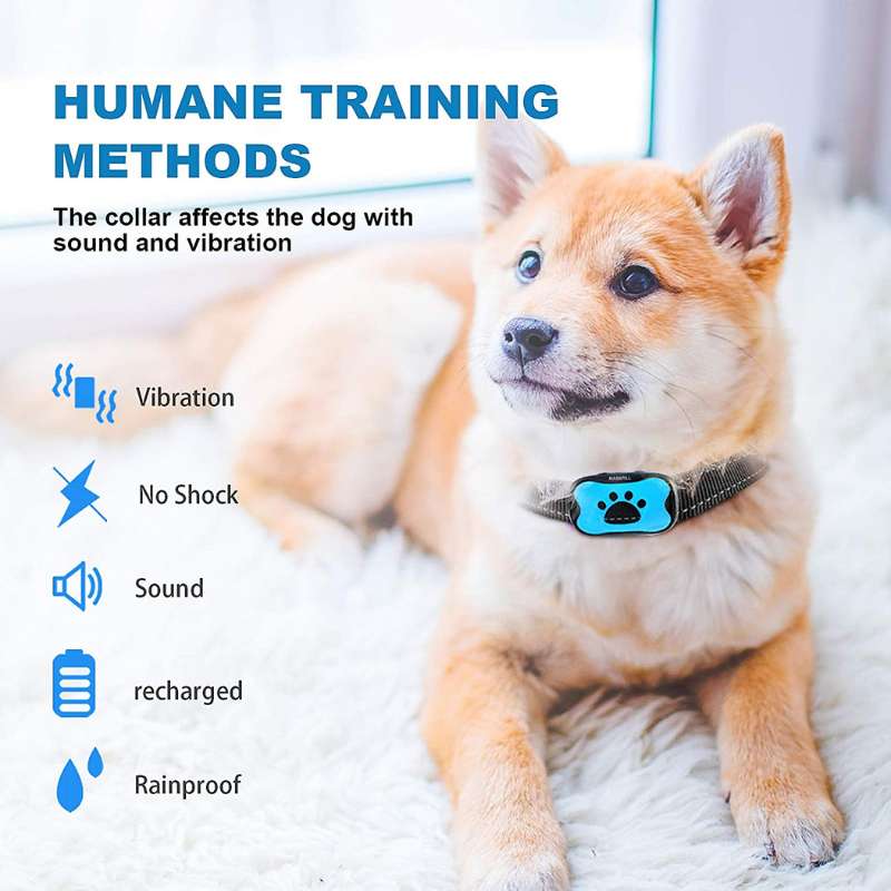 Painless Anti-Bark Collar – Vibrations & Ultrasound for Dogs