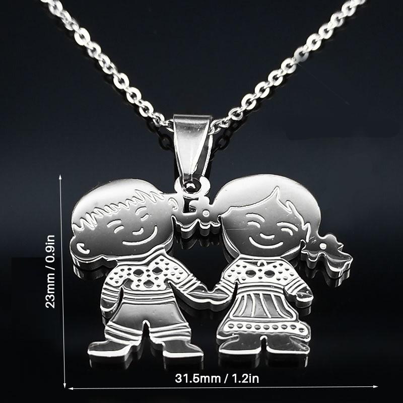 Boys' and Girls' Pendant made of Stainless Steel