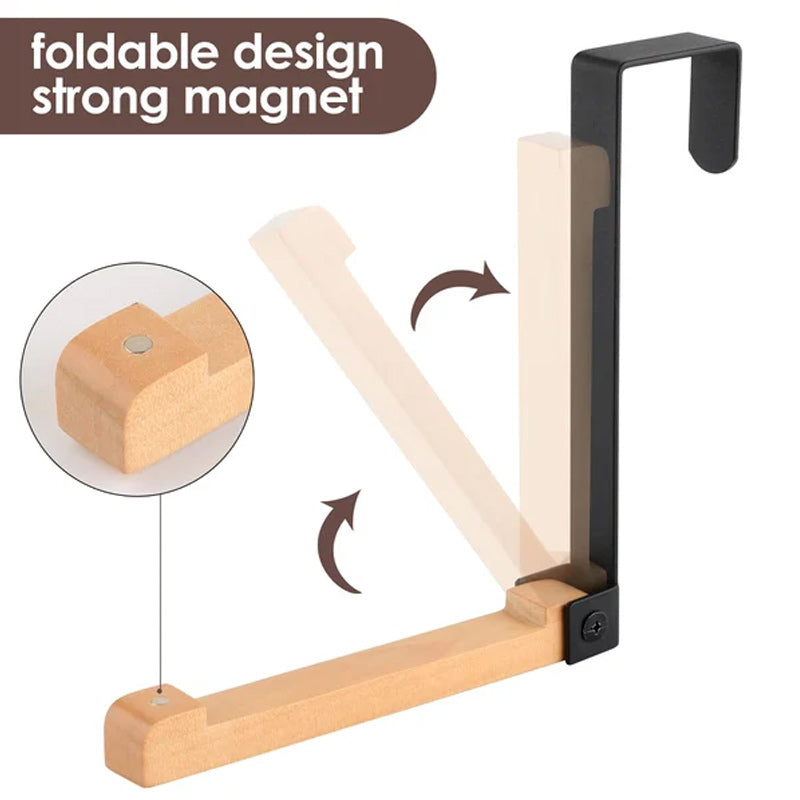 Folding Wood Over The Door Hooks