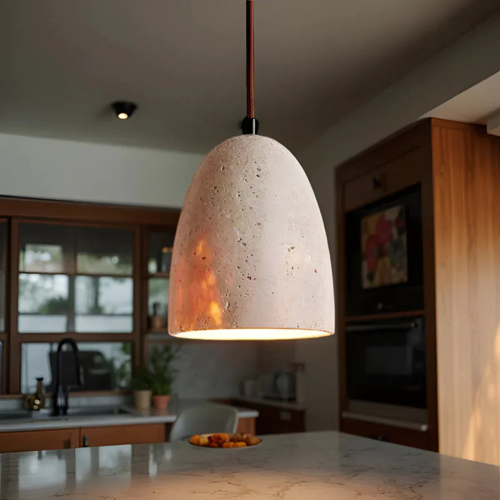 Retro Travertine Pendant Lamp
