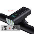 5000 Lumen USB Rechargeable Bike Light with Mounts