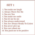 "Reasons why you are my friend" Friendship gift