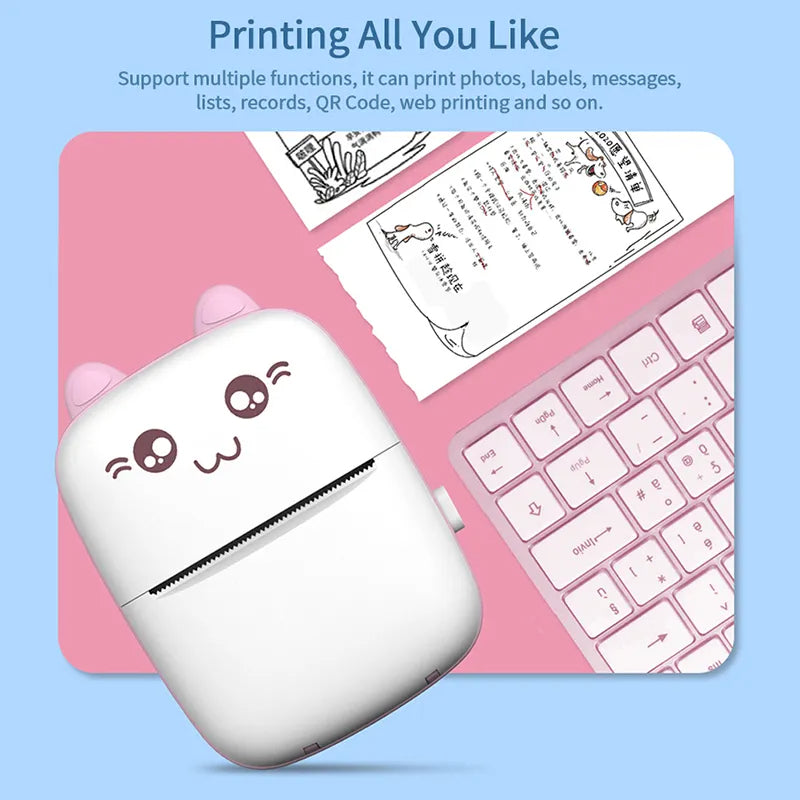 Portable Thermal Mini Photo Printer