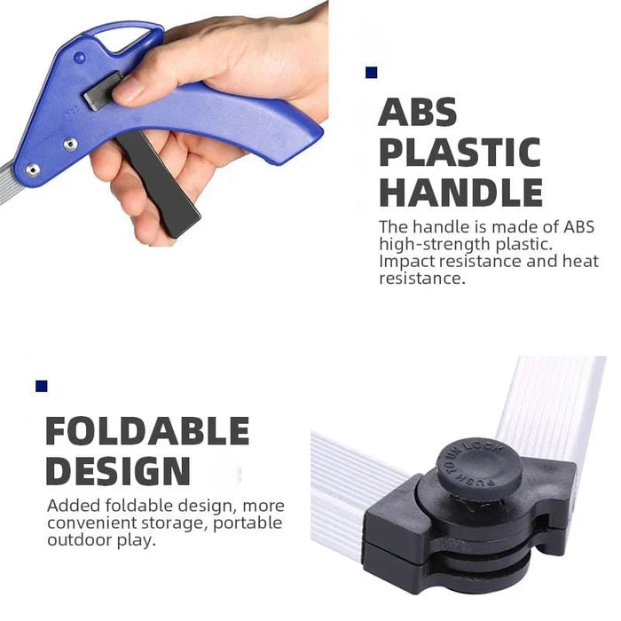 Folding Long Handle Aluminum Alloy Object Picker