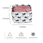 Foldable Cotton Fabric Storage Basket