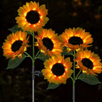 GlowPetal – Solar LED Sunflower Garden Light