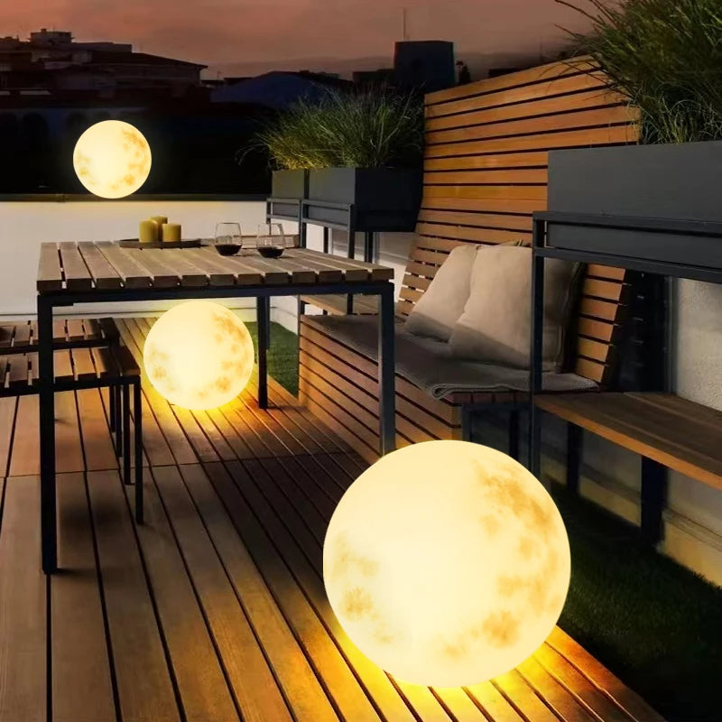 Moon lamp | Weatherproof garden lamp with LED lighting