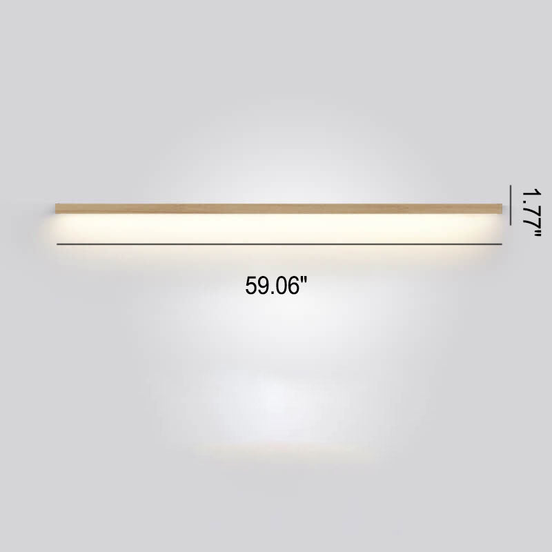 ZenBeam Japanese LED Wall Light | Solid Wood Design | Modern Accent Lighting