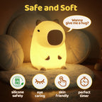 SquishBara | Capybara Squishy Night Light Ideal Gift for All Ages