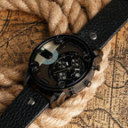 Men's Fashion Large Dial Style Steel Band Watch