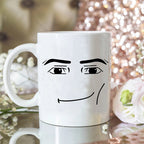Emoji printed ceramic mug