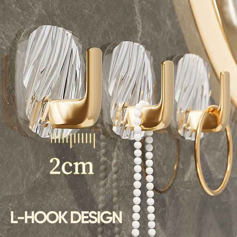 Transparent Acrylic Adhesive Wall Hook Exquisite Punch-Free Hook