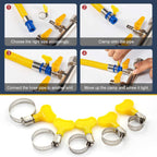 Stainless Steel Hose Clamp Set (20 pieces)
