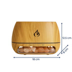 Relieves Dry Air and Aids Sleep – Himalayan Salt Crystal, Quiet Mist and Calming Home Air Wellness