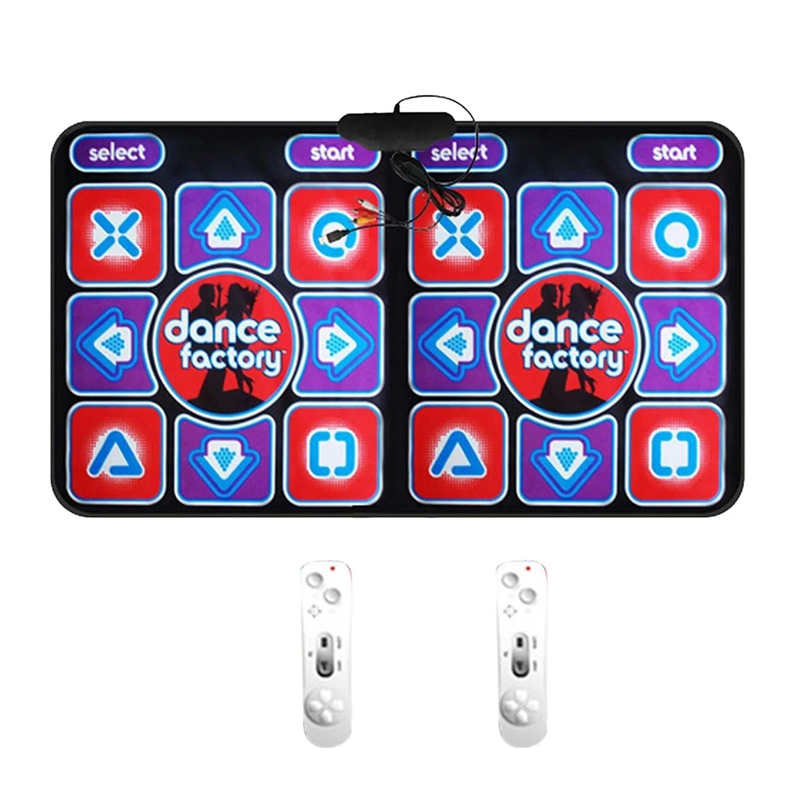 Double Dance Mat with Remote Control - RhythmFlex