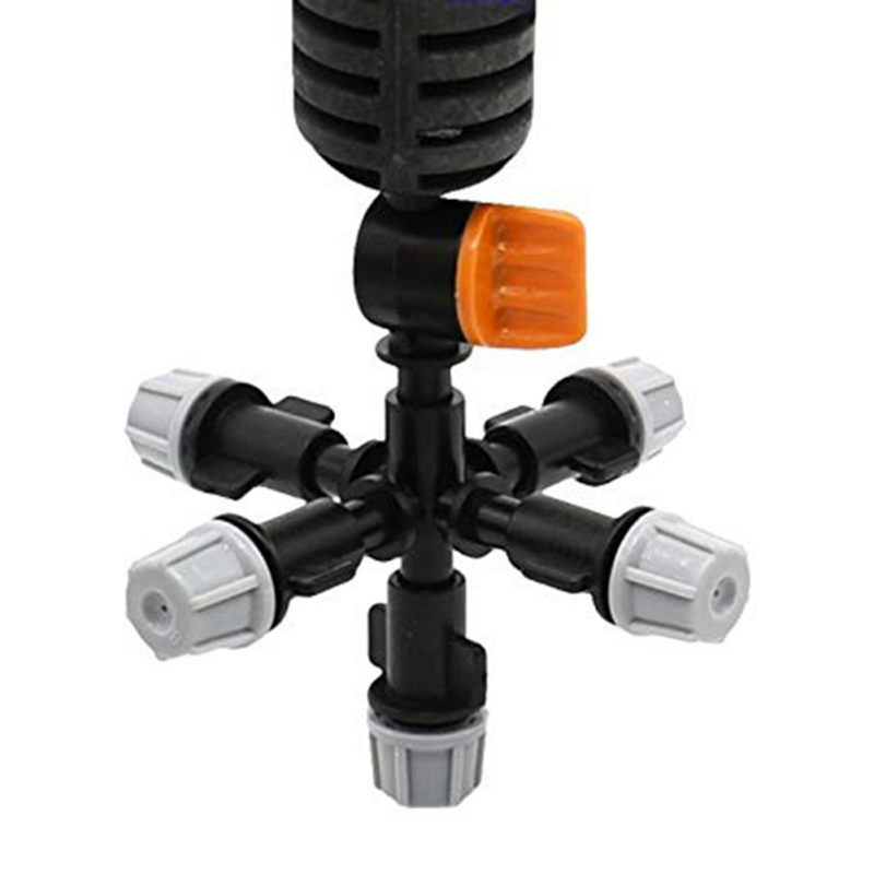 Rotatable Spray Nozzle with Multiple Spray Heads – Adjustable Irrigation for Garden Plants