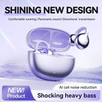Wireless Ear Clip Headphones | Open-Ear Bluetooth 5.4 | HiFi Sound & Dual Device Pairing