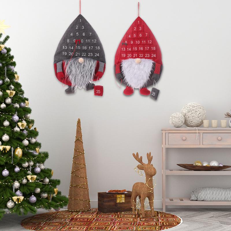 Santa Pendant Christmas Countdown Calendar - Christmas Gift