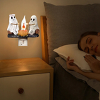 Ghost fire with flickering night light ️‍