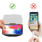 HUD navigation projector with wireless charging function