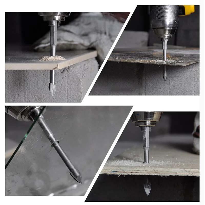 Efficient universal drilling tool (4 pieces)