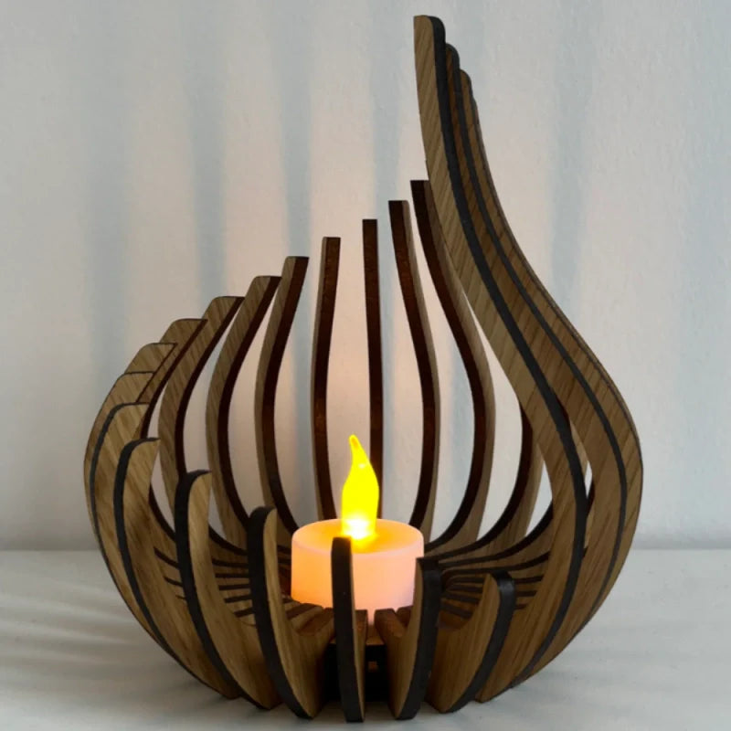 GlimmerDrop Candle Holder