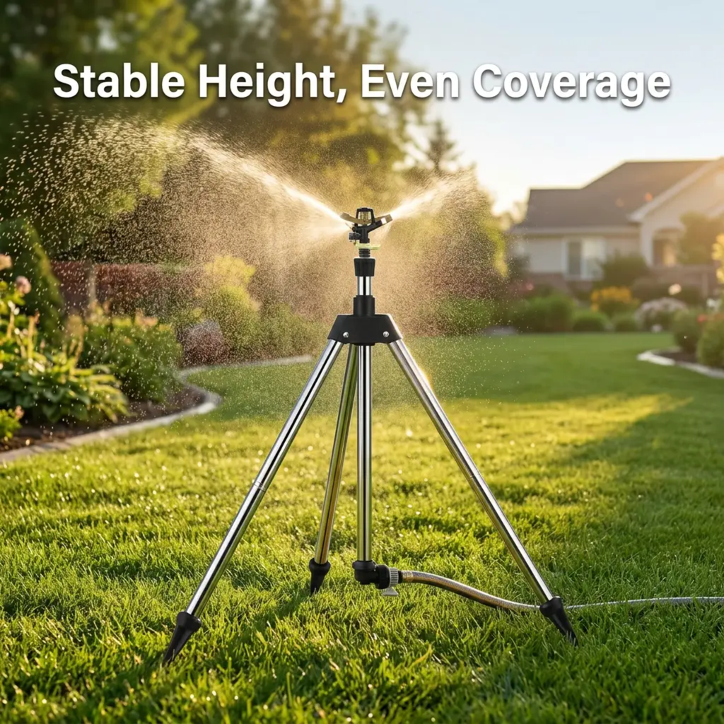 High Pressure Rotating Tripod Sprinkler