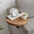 Sofa Armrest Walnut Tray