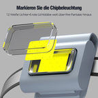 Multifunctional running light with magnetic charging
