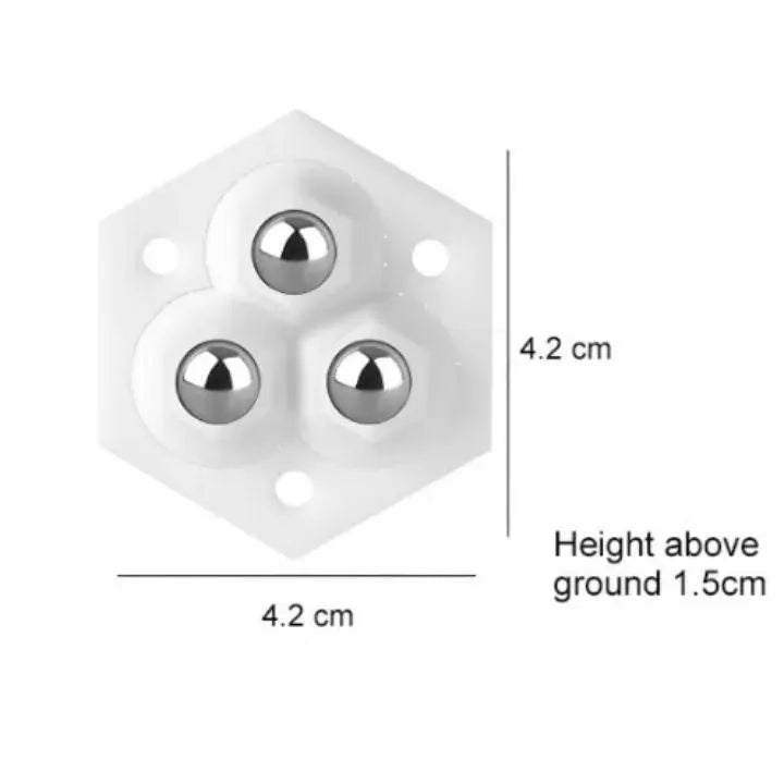 4+4 | 360° Redatable 3-Ball Wheels