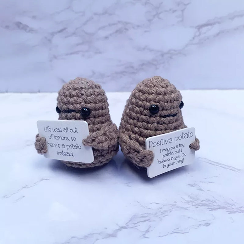 Funny Gift Knit Positive Potato