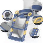 Ergonomic potty trainer with child-friendly design