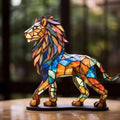 Wildlife Art with Base Wild Animal Desktop Decorations