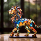 Wildlife Art with Base Wild Animal Desktop Decorations