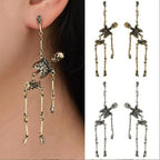 Halloween decorative skull earrings